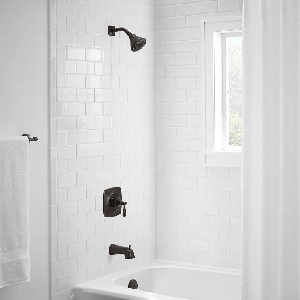 Milner Single-Handle 1-Spray Tub and Shower Faucet in Bronze, photo 2 of 7