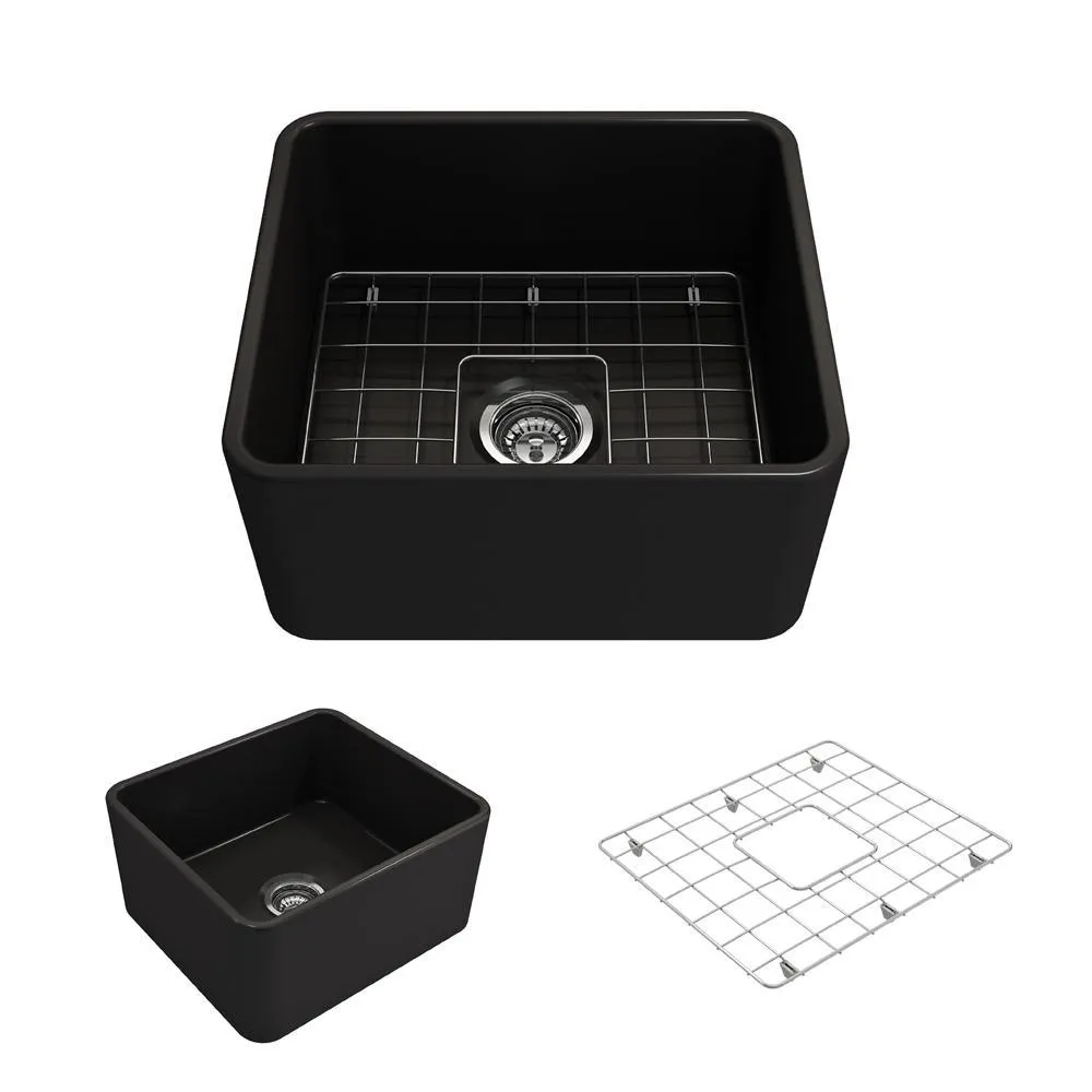 Classico Farmhouse Apron Front Fireclay 30 in. Single Bowl Kitchen Sink with Bottom Grid and Strainer in White, photo 22 of 33