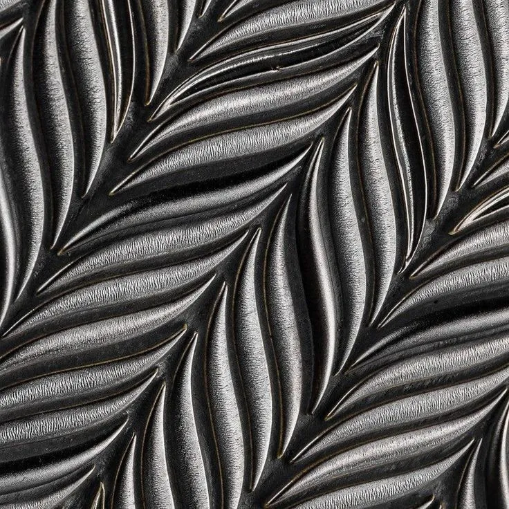 Bond Tile Divine Alula Gunmetal 10 in. x 12 in. Glazed Ceramic Mosaic Tile (0.85 Sq. Ft.), photo 4 of 6
