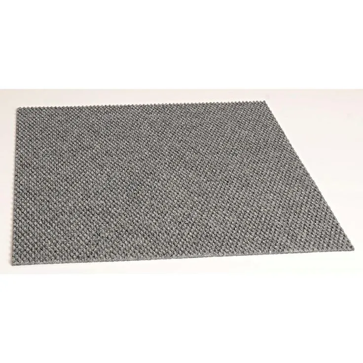 Foss Peel and Stick Caserta Sky Grey Hobnail 18 in. x 18 in. Residential Carpet Tile (10 Tiles/Case), photo 5 of 11