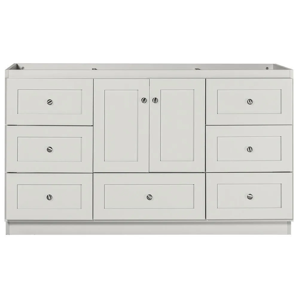 Shaker 42 in. W x 21 in. D x 34.5 in. H Vanity Cabinet Only in Natural Alder, photo 39 of 47