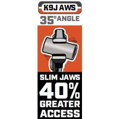 Crescent 8 in. Z2 K9 Straight Jaw Tongue and Groove Dual Material Grip Pliers, photo 2 of 7