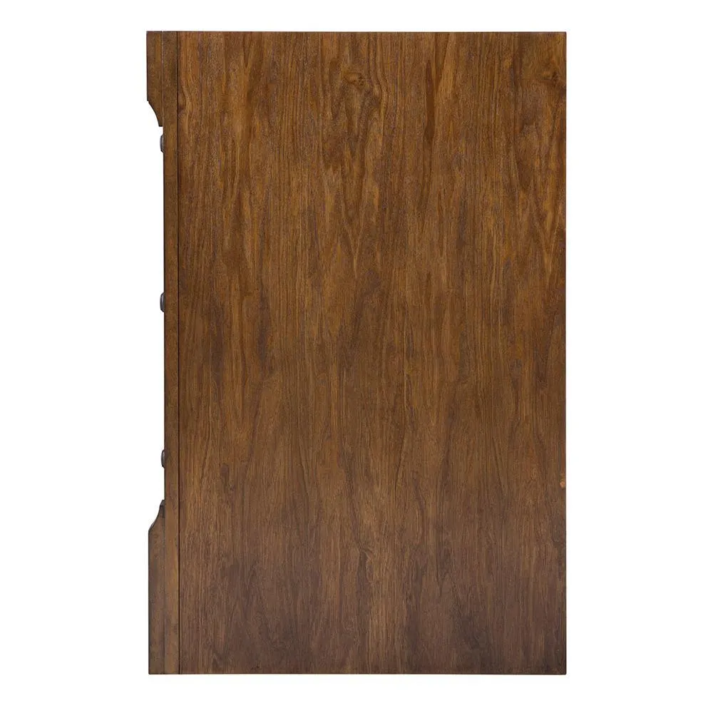 Creedmoor 36 in. W Bath Vanity Cabinet Only in Walnut with Left Hand Drawers, photo 3 of 11