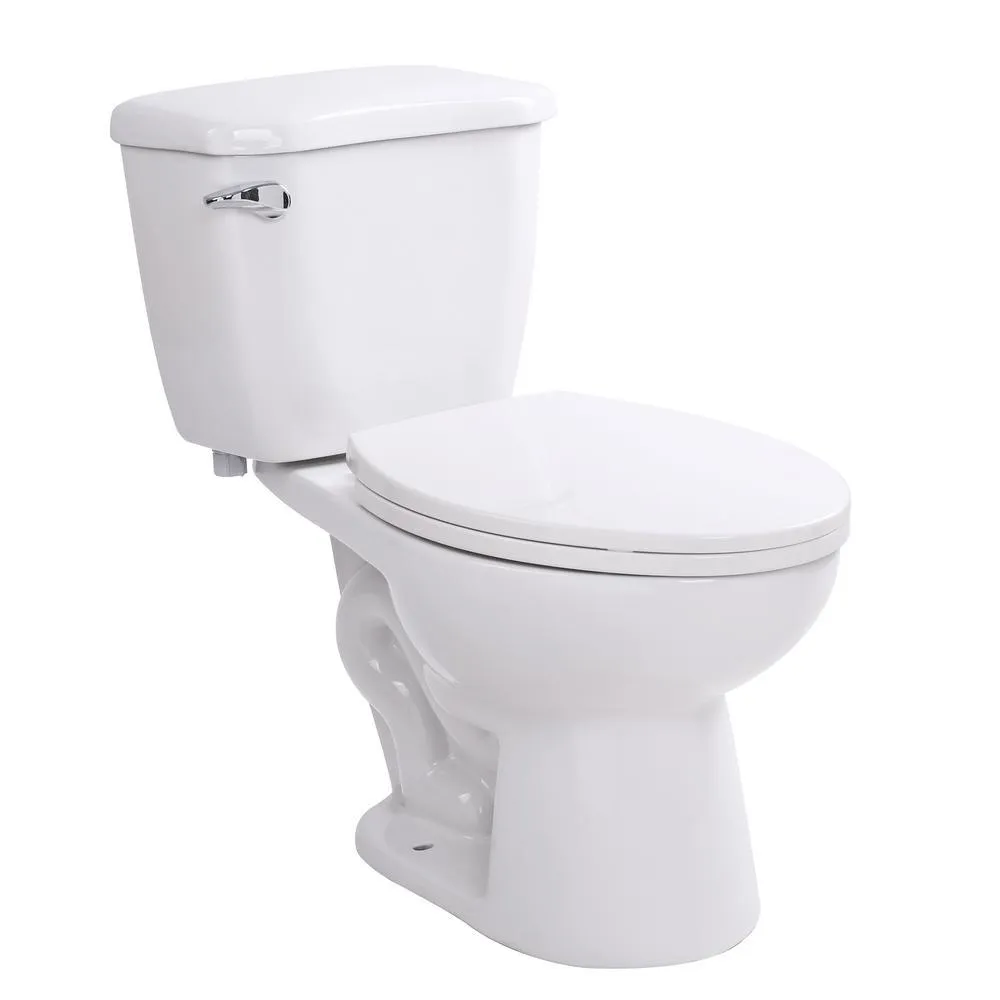 Universal Tubs Step-In 59.6 in. Walk-In Non-Whirlpool Bathtub in White with 1.28 GPF Single Flush Toilet, photo 8 of 10