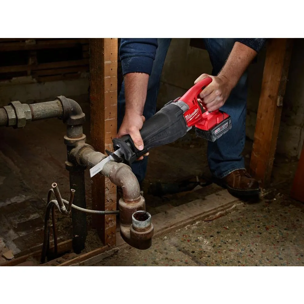M18 FUEL 18-Volt Lithium-Ion Brushless Cordless SAWZALL Reciprocating Saw Kit and PACKOUT 22 in. Large Tool Box, photo 6 of 11