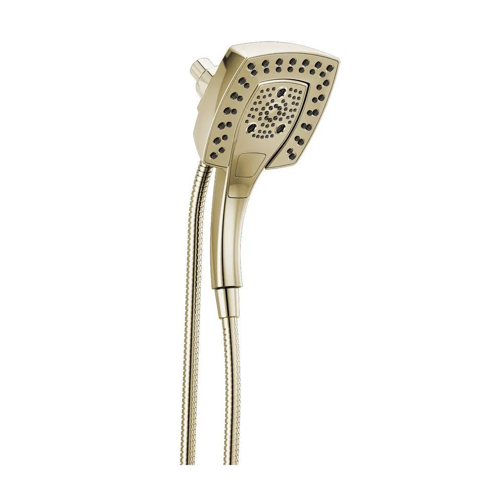 In2ition Two-in-One 5-Spray 5.8 in. Dual Wall Mount Fixed and Handheld Shower Head in Stainless, photo 15 of 17