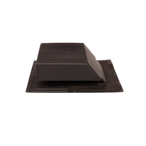MasterFlow Slant-Back Plastic IR65 Roof Louver, 65 Sq. In. NFVA, Brown