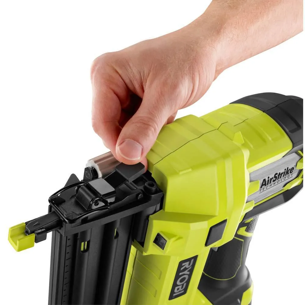 RYOBI 18V ONE+ Cordless 18-Gauge Brad Nailer and 5 in. Random Orbit Sander Combo Kit with (1) 1.5 Ah Battery and Charger, photo 4 of 14