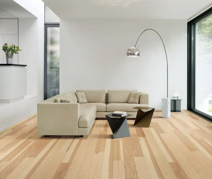 Style Selections 5-in Natural Hickory Wirebrushed Engineered Hardwood Flooring (36.09-sq ft), photo 4 of 6