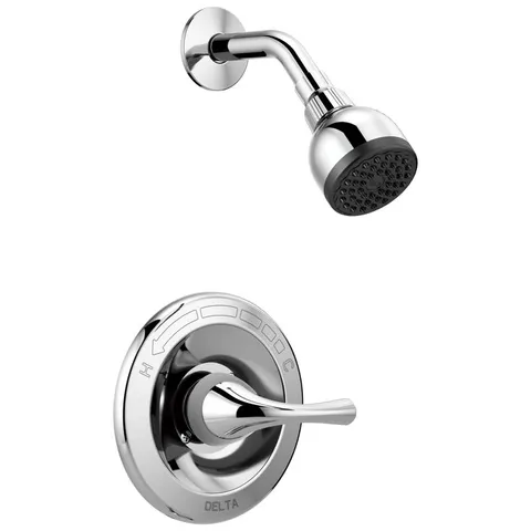 Foundations Chrome 1-Handle Shower Faucet with Valve