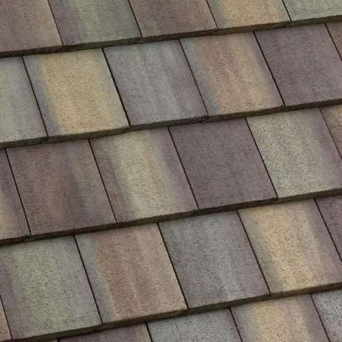 Bel Air Field Roof Tile, 12-3/8 × 17 in, Rancho Cordova Blend