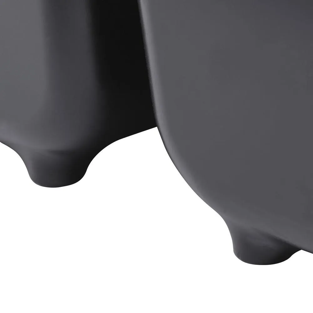Kennon Dual Mount Neoroc Granite Composite 33 in. 1-Hole Double Bowl Kitchen Sink in Matte Black, photo 9 of 11