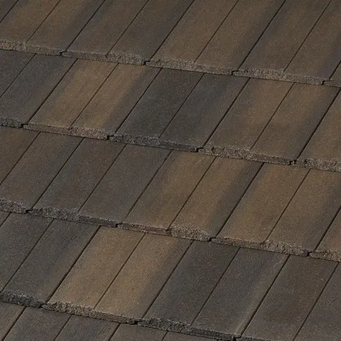 Duralite Saxony 600/700 Split Shake 3-Sided Ridge Tile, Smokey