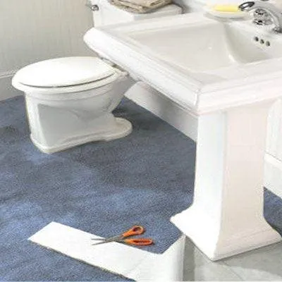 Madison REFLECTIONS WALL TO WALL BATHROOM CARPET, CUT TO FIT, 5' X 6' PERIDOT GREEN, photo 3 of 4