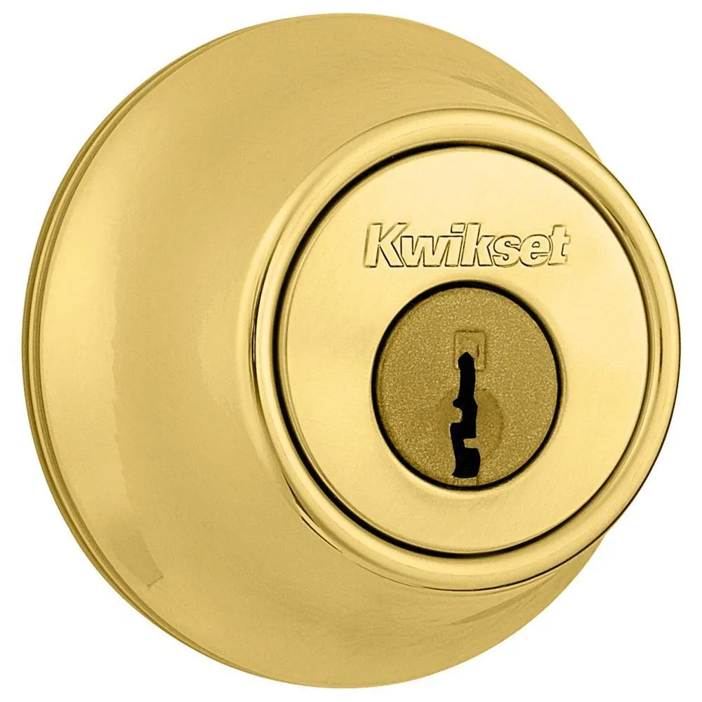 Kwikset Satin Chrome Double Cylinder Deadbolt, photo 2 of 2