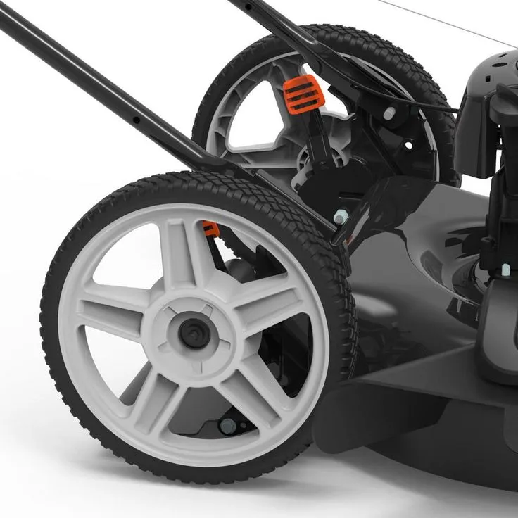 YARD FORCE 21 in. 140 cc 500e Series Briggs & Stratton Gas Walk Behind Push Mower with 2-in-1 Cutting System, photo 4 of 6