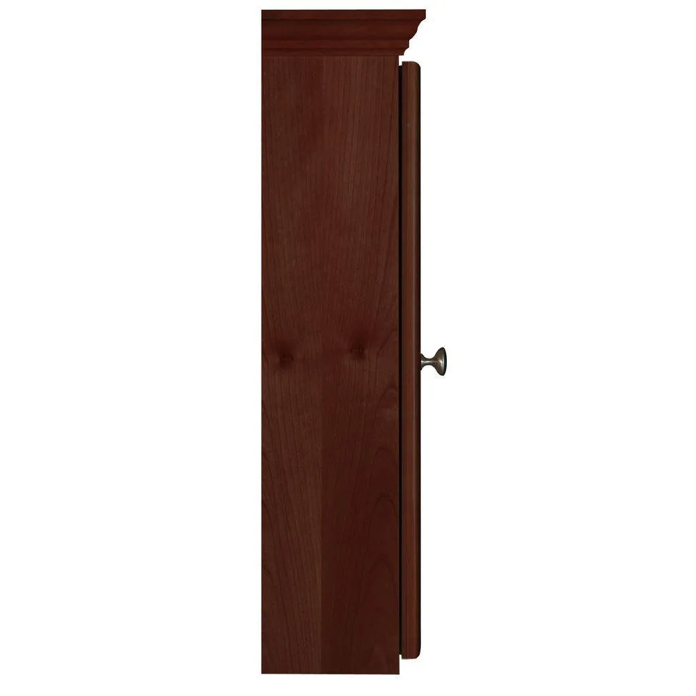 Simplicity by Strasser Ultraline 19 in. W x 27 in. H x 6-1/2 in. D Framed Surface-Mount Bathroom Medicine Cabinet in Dark Alder, photo 2 of 4