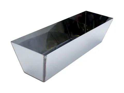 Stainless Steel Mud Pan, 3.37 in. Height