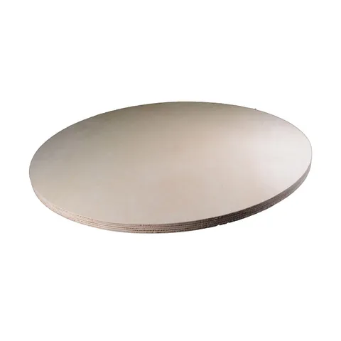 23-3/4 in wide · 23-3/4 in long · 3/4 in thick Round Tabletop Plywood Panel