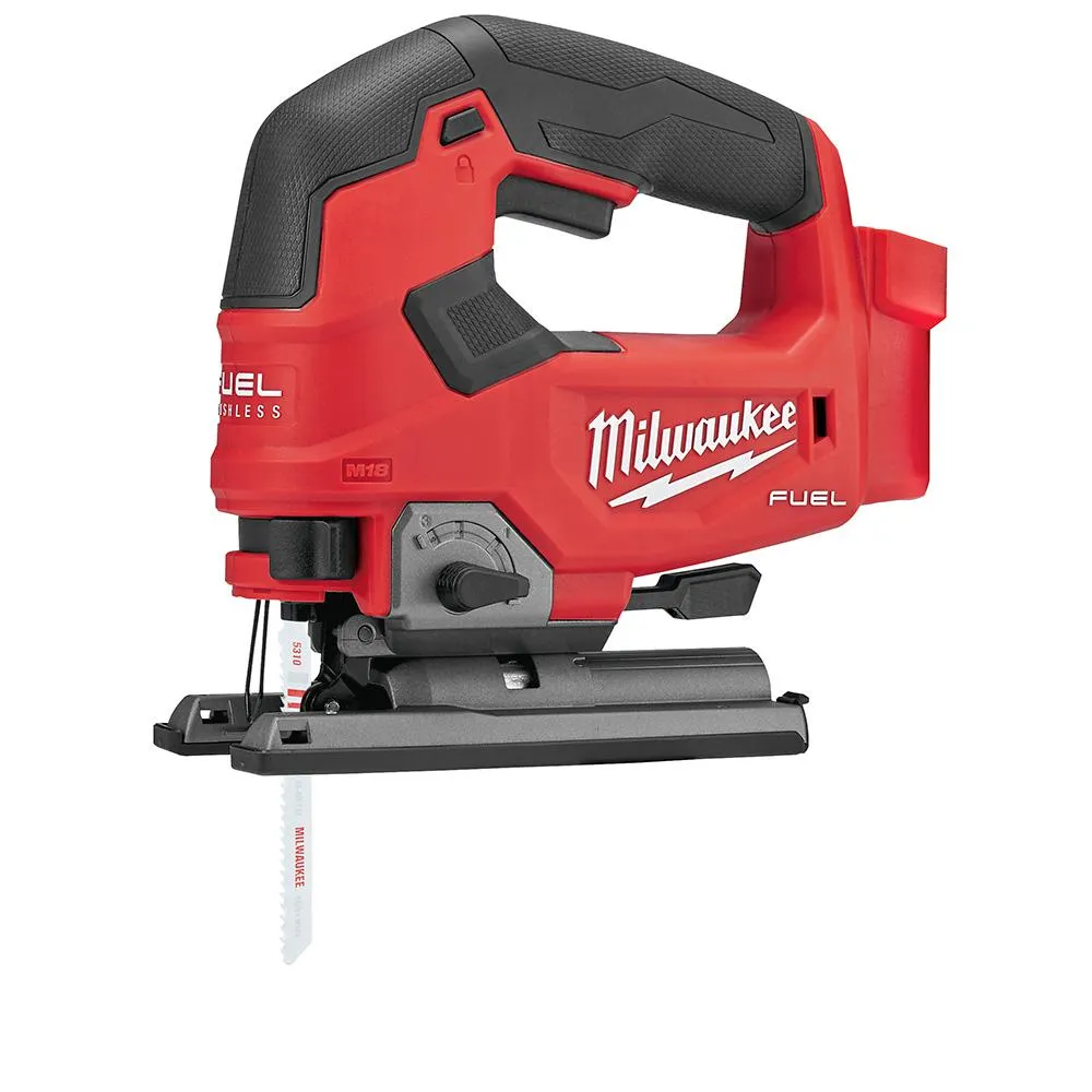 M18 FUEL 18-Volt Lithium-Ion Brushless Cordless Jig Saw (2-Tool) with (2) 6.0Ah Batteries, photo 2 of 13