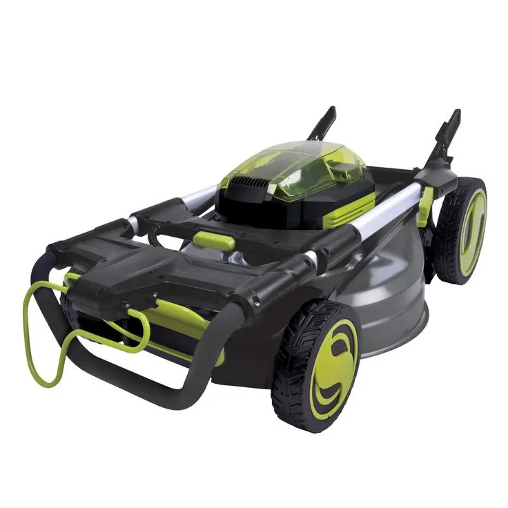 Sun Joe 21 in. 100-Volt Cordless Battery-Powered Walk-Behind Self Propelled Lawn Mower Kit with 5.0 Ah Battery Plus Charger, photo 4 of 4