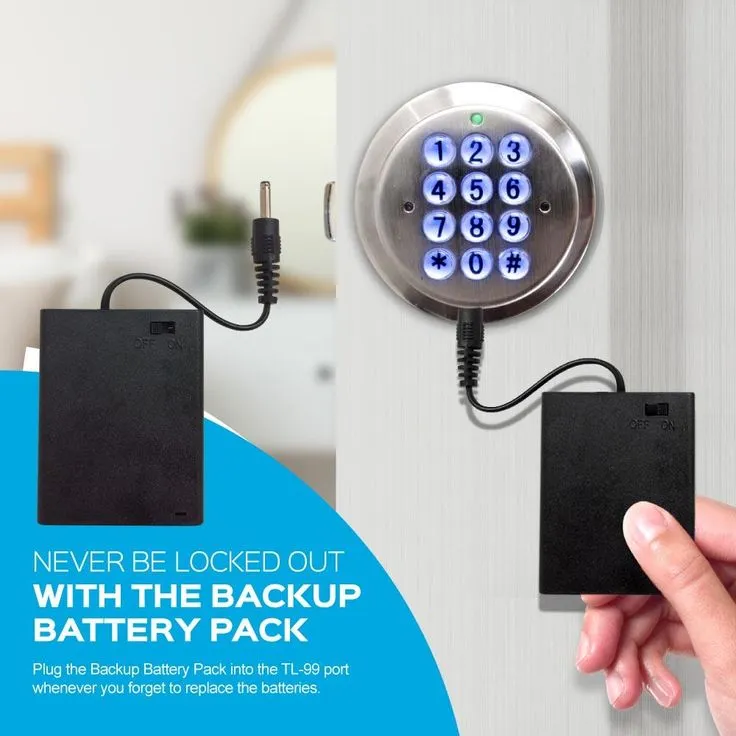 TurboLock Weatherproof Electronic Smart Bluetooth Keyless Door Lock w/ App, Live Monitoring, and Keyless Entry - Easy Installation, photo 6 of 7