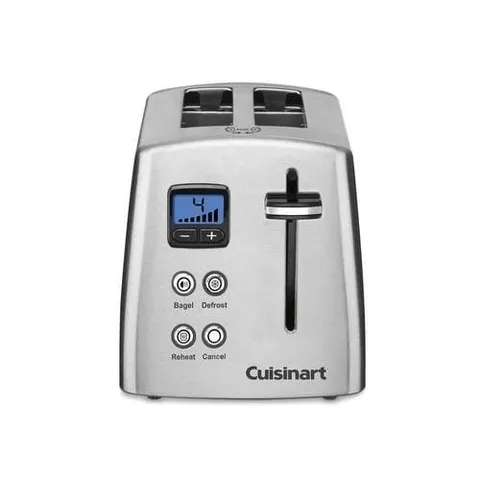 2-Slice Stainless Steel 850-Watt Toaster