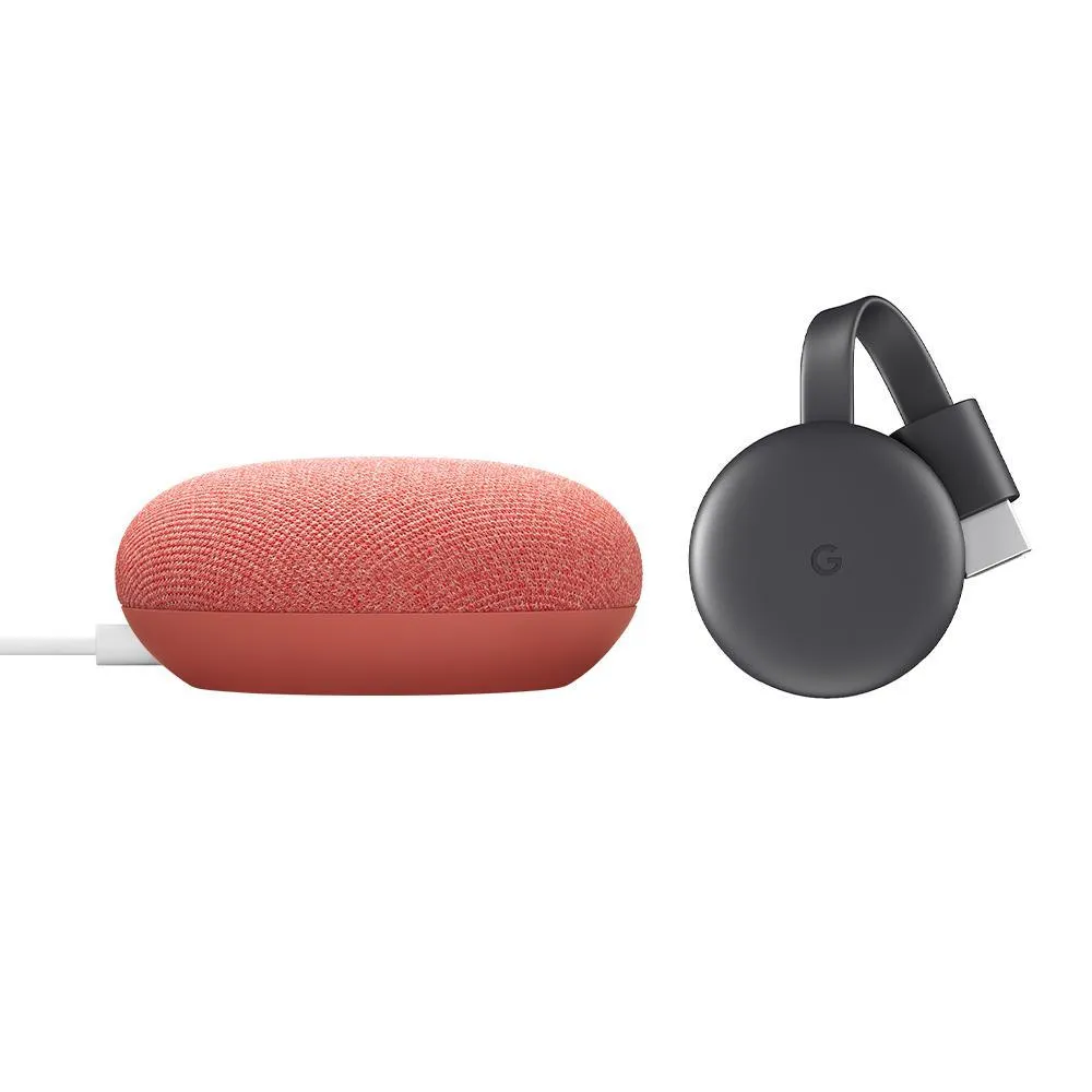 Nest Mini (2nd Gen) Charcoal and Chromecast, photo 6 of 7
