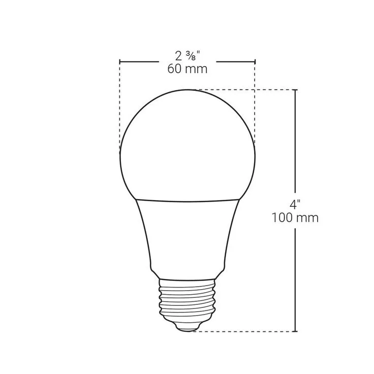 BAZZ Smart Home 60-Watt Equivalent A19 Dimmable Tunable RGB Smart Wi-Fi LED Light Bulb, photo 2 of 5