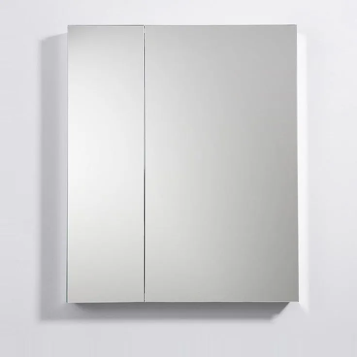 30 in. W x 36 in. H x 5 in. D Frameless Recessed or Surface-Mounted Bathroom Medicine Cabinet, photo 2 of 6