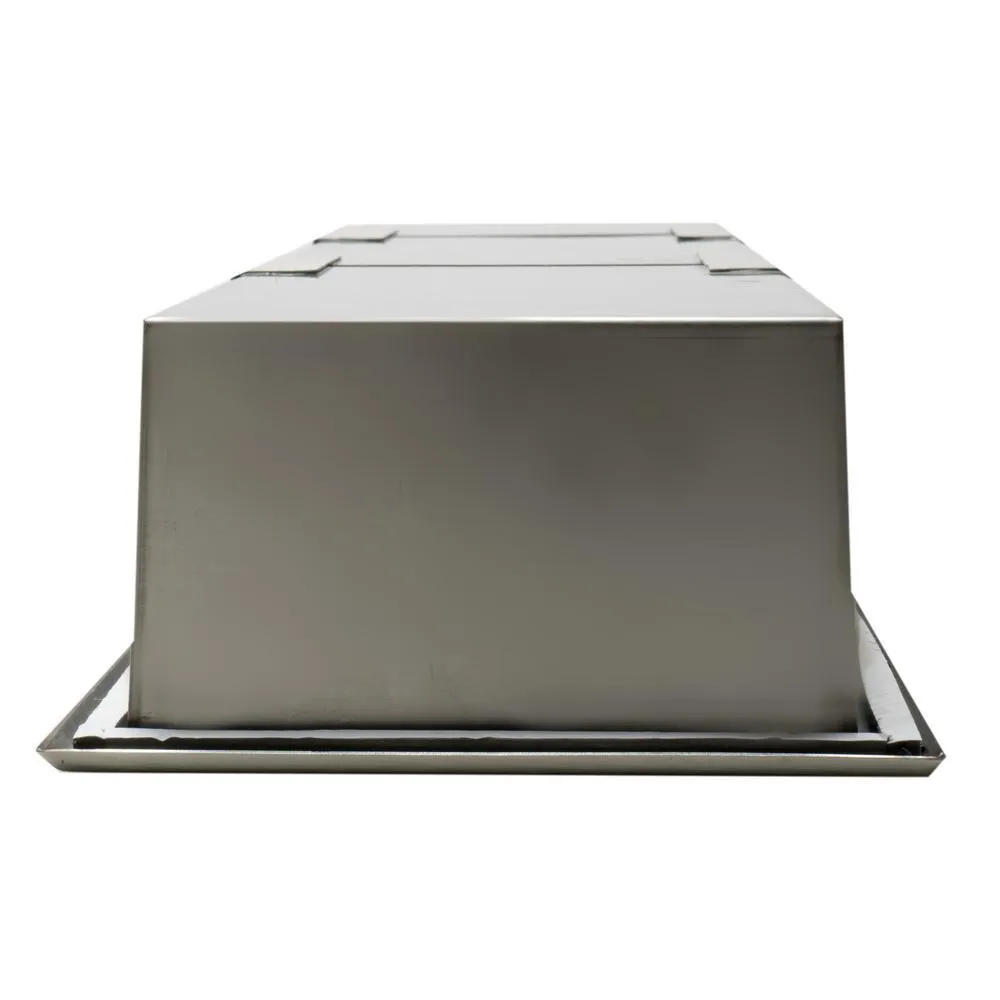 36 in. x 8 in. x 4 in. Niche in Brushed Stainless Steel, photo 2 of 6