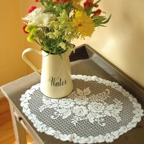 Victorian Rose 13 × 20 in Ecru Placemat (Set of 4)