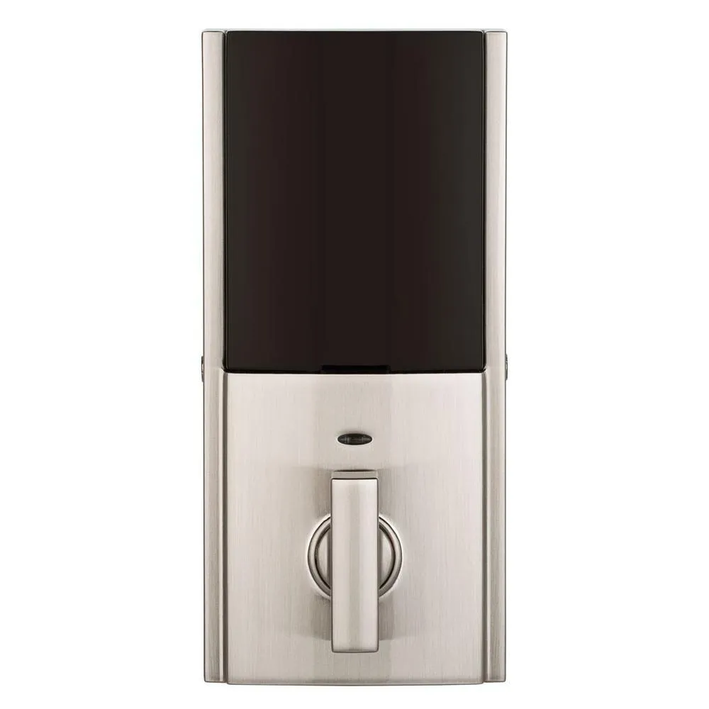 Kwikset Z-Wave SmartCode 916 Touchscreen Contemporary Single Cylinder Satin Nickel Electronic Deadbolt with SmartKey Security, photo 4 of 9