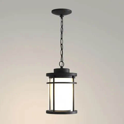 Black Outdoor LED Hanging Light