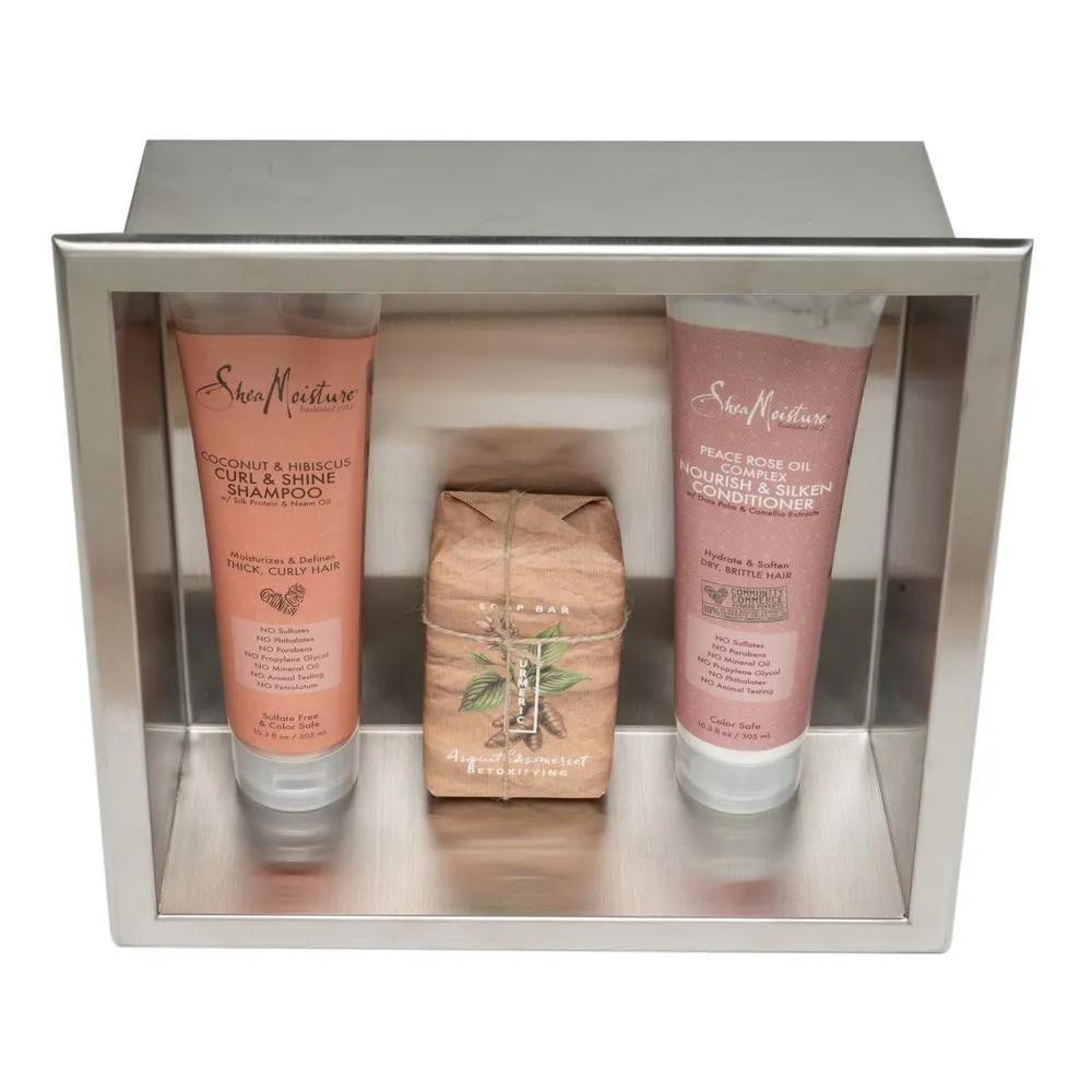 12 in. x 12 in. x 4 in. Niche in Brushed Stainless Steel, photo 4 of 8