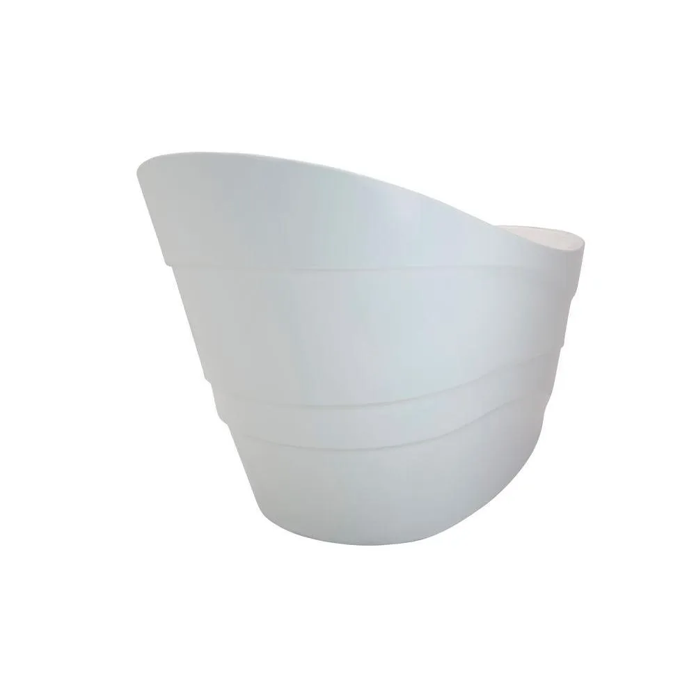 ANZZI Stratus 5.6 ft. Acrylic Freestanding Bathtub, Reversible Drain, Glossy White (67 x 29.5 x 29 in), photo 5 of 11