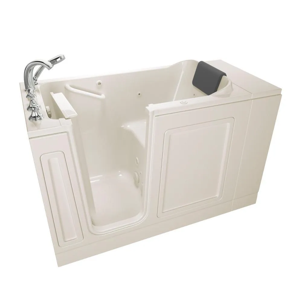 Acrylic Luxury 48 in. Left Hand Walk-In Whirlpool Bathtub in White, photo 17 of 17