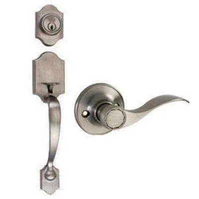 Lexington Door Handleset with Aged Bronze Ball