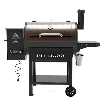 Pro Series 820-sq in Black and Chestnut Pellet Grill