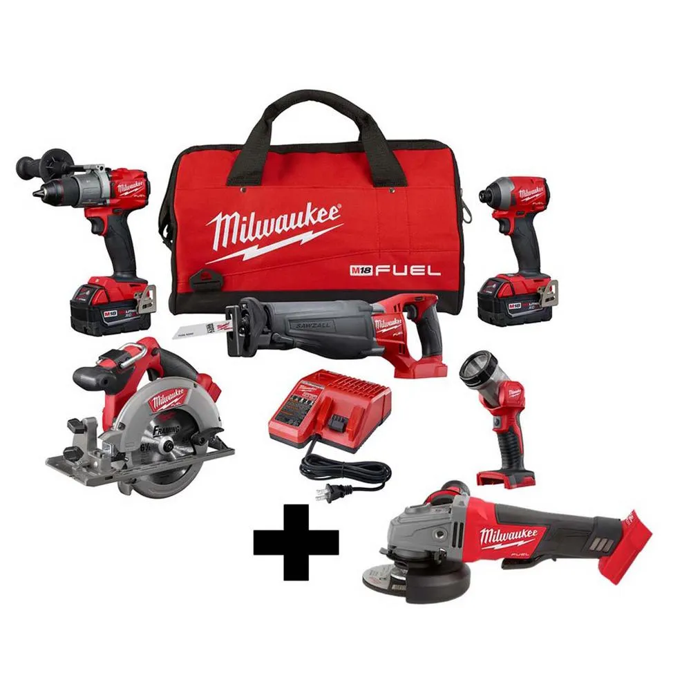 M18 FUEL 18-Volt Lithium-Ion Brushless Cordless Hammer Drill and Impact Driver Combo Kit (2-Tool) with Two 5Ah Batteries, photo 21 of 34