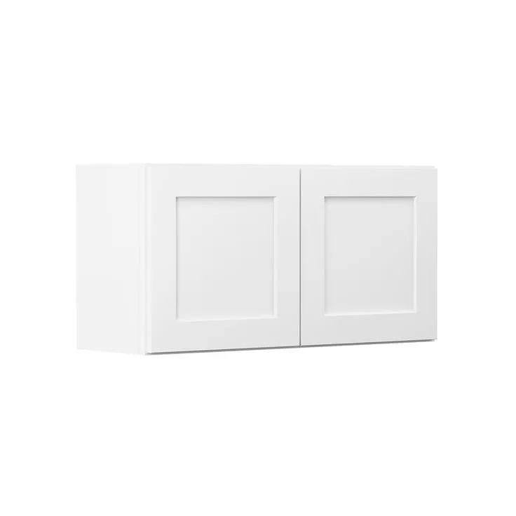 Shaker Ready To Assemble 33 in. W x 18 in. H x 12 in. D Plywood Wall Kitchen Cabinet in Denver White Painted Finish, photo 3 of 5