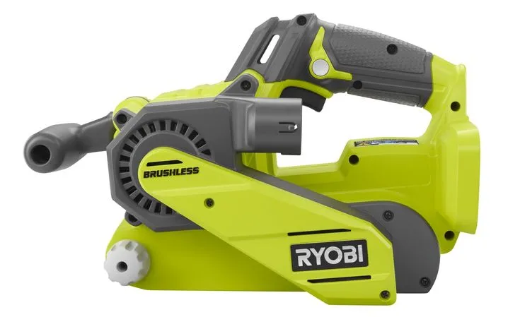 RYOBI 18-Volt ONE+ Cordless Brushless 3 in. x 18 in. Belt Sander (Tool Only) with Dust Bag and 80-Grit Sanding Belt, photo 8 of 8