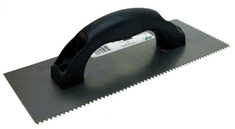 QLT 4 in wide · 9 in long Steel V-Notched Trowel