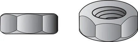 3/4 in. Zinc-Plated Steel SAE Hex Nut, 20-Pack