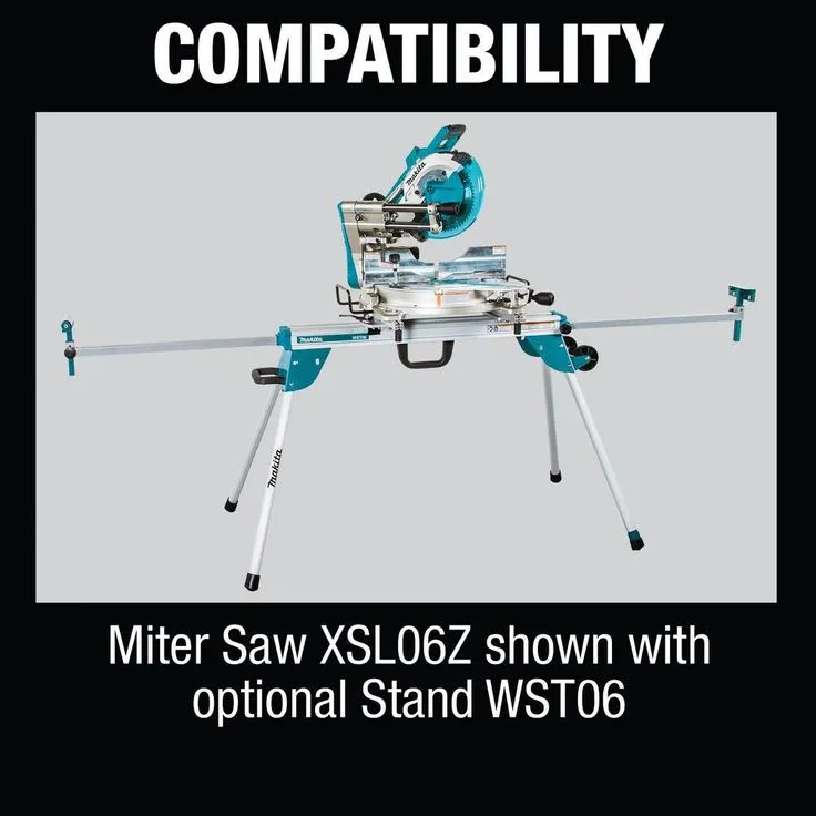 Makita 18-Volt X2 LXT Lithium-Ion Brushless Cordless 10 in. Dual-Bevel Sliding Compound Miter Saw 5.0 Ah with BONUS Router, photo 2 of 11