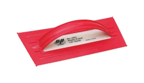 QLT 4-1/4 in wide · 9-1/2 in long Plastic V-Notched Trowel