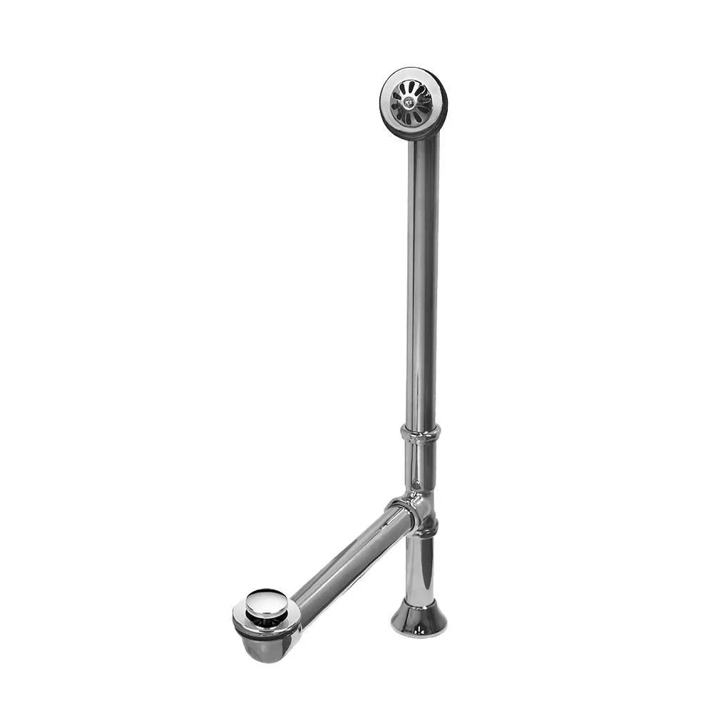 American Bath Factory Chelsea 60 in. Acrylic Slipper Clawfoot Bathtub Package in White with Old Bronze Imperial Feet and Deck Mount Faucet, photo 7 of 10
