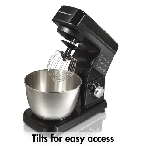3.5-Quart Black 6-Speed Stand Mixer