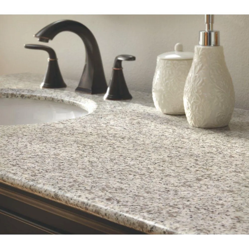 Newport 61 in. W x 21-1/2 in. D Double Bath Vanity in Black with Granite Vanity Top in Gray, photo 3 of 10