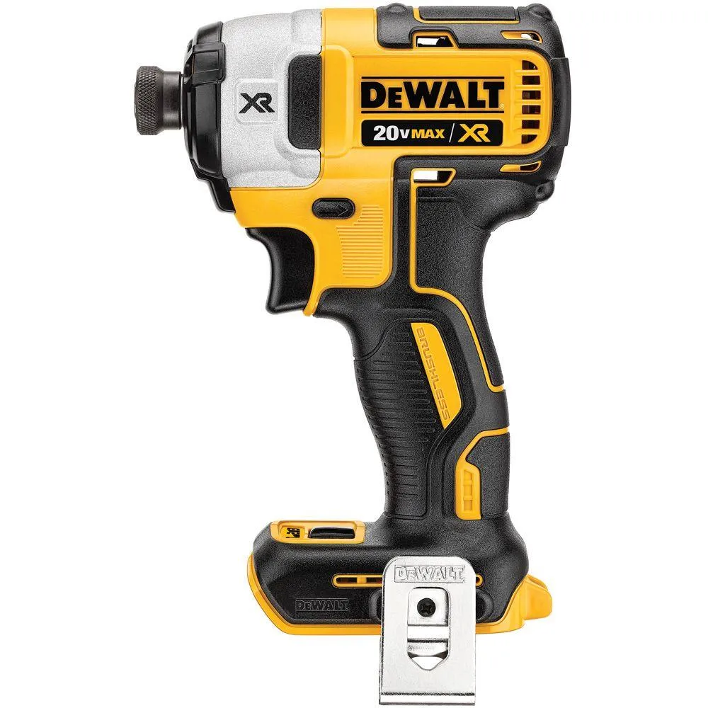 DEWALT 20-Volt MAX XR Lithium-Ion Cordless Brushless 1/4 in. Cordless 3-Speed Impact Driver with (2) Batteries 4Ah and Charger, photo 16 of 16